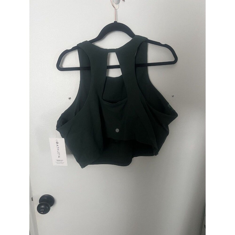 Athleta Conscious Crop Top Serene D-DD Sports bra, YOGA Crop Tank Sz 3X NWT $64 - Picture 4 of 7